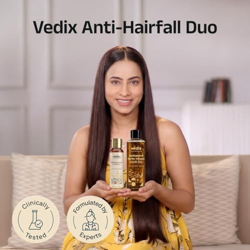 Herbal Hair Care Set - Anti-Hairfall Oil & Sulfate-Free Shampoo for Stronger Hair