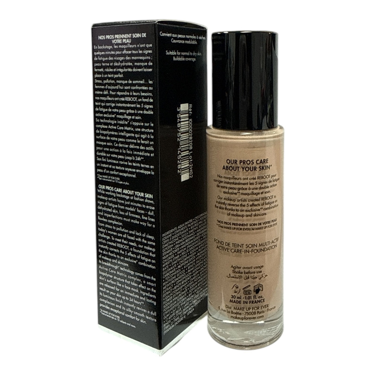 Make Up For Ever Reboot Active Care-In-Foundation 30ml - Skin Care