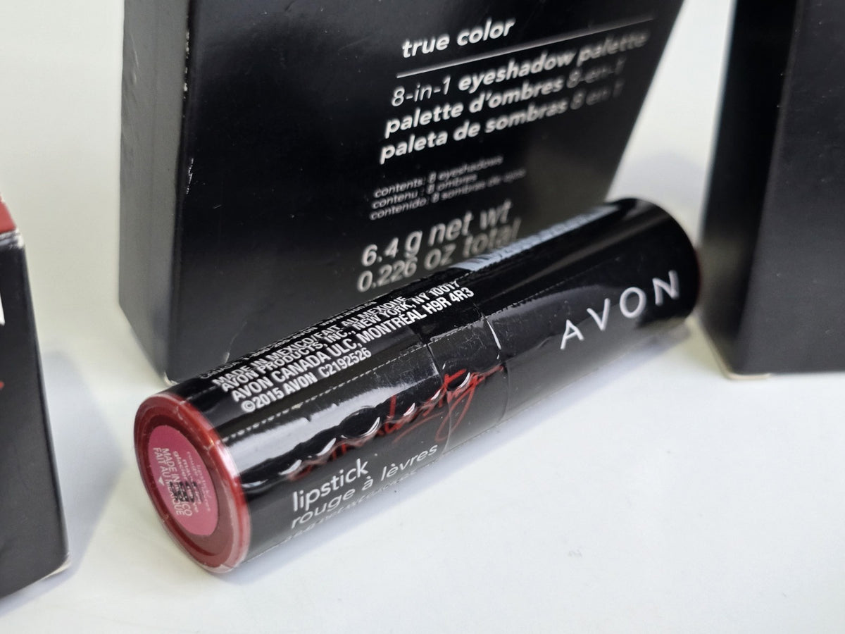Avon Makeup Lot: Eyeshadow Palettes, Lipsticks, Extra Lasting Ink Set