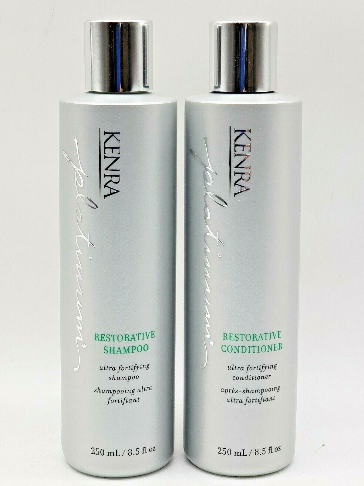 Restorative Shampoo & Conditioner Set for Damaged Hair - 8.5 Oz Each