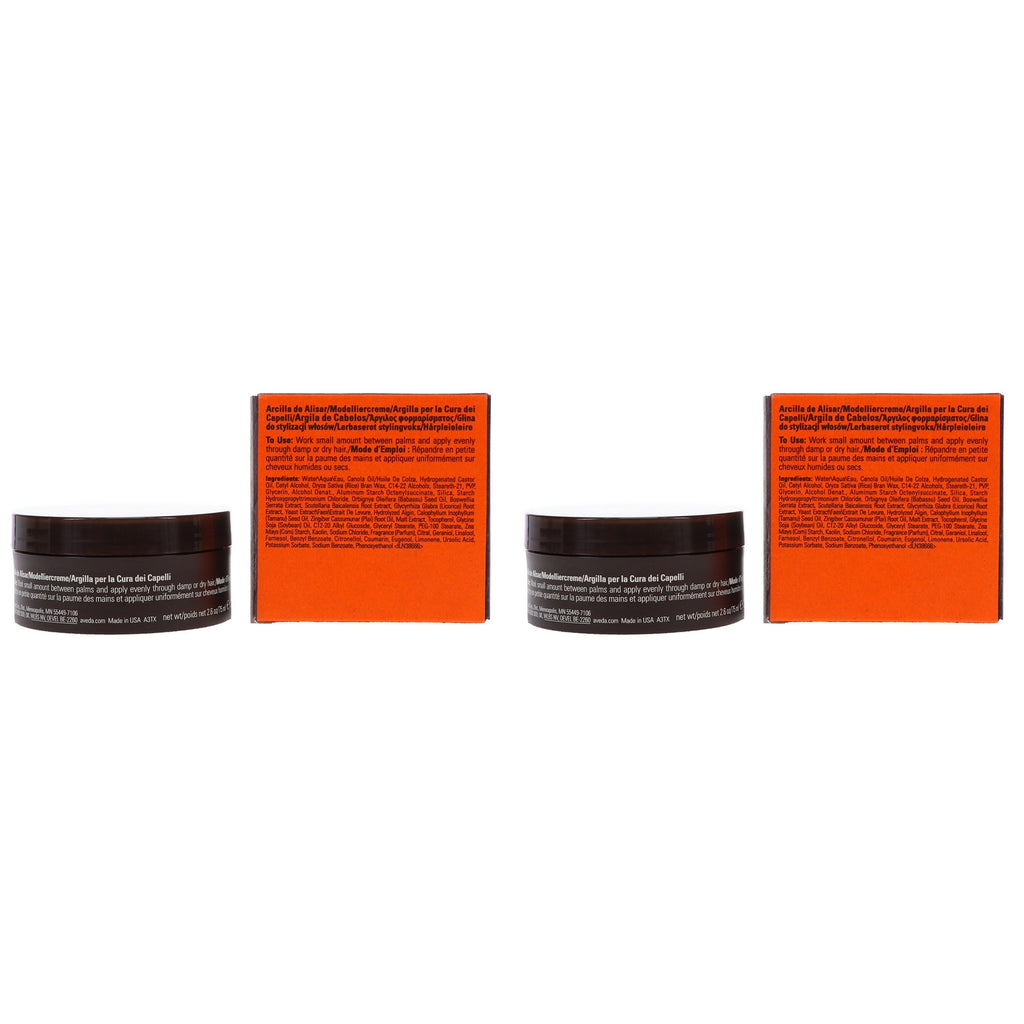 Men's Grooming Clay 2.6 oz - Texturizing Hair Clay for Men, 2 Pack