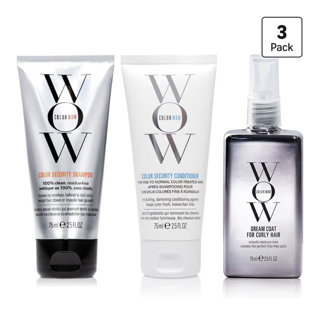 Travel Hair Care Set - Shampoo Conditioner & Hair Spray for Smooth Hair