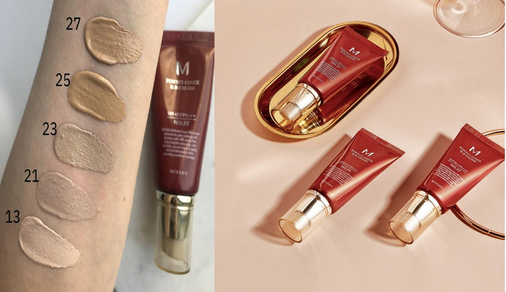 High Coverage BB Cream with SPF50+ for All Skin Tones - Multiple Shades
