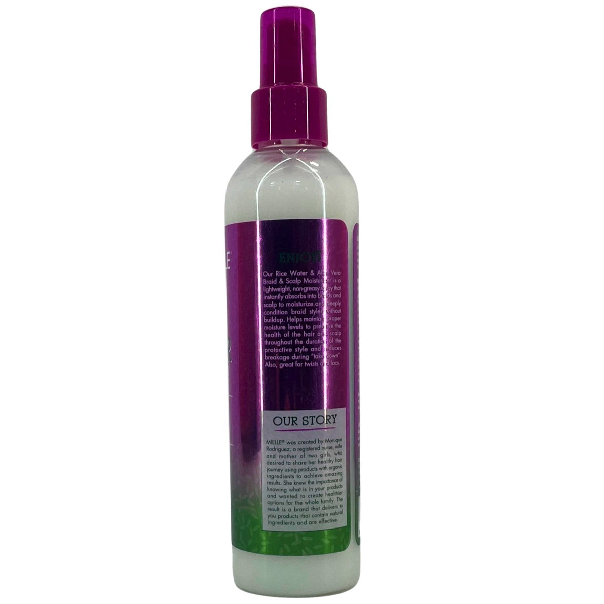 Moisturizing Braid & Scalp Spray - Rice Water & Aloe Vera, 8 fl oz, Pack of 4