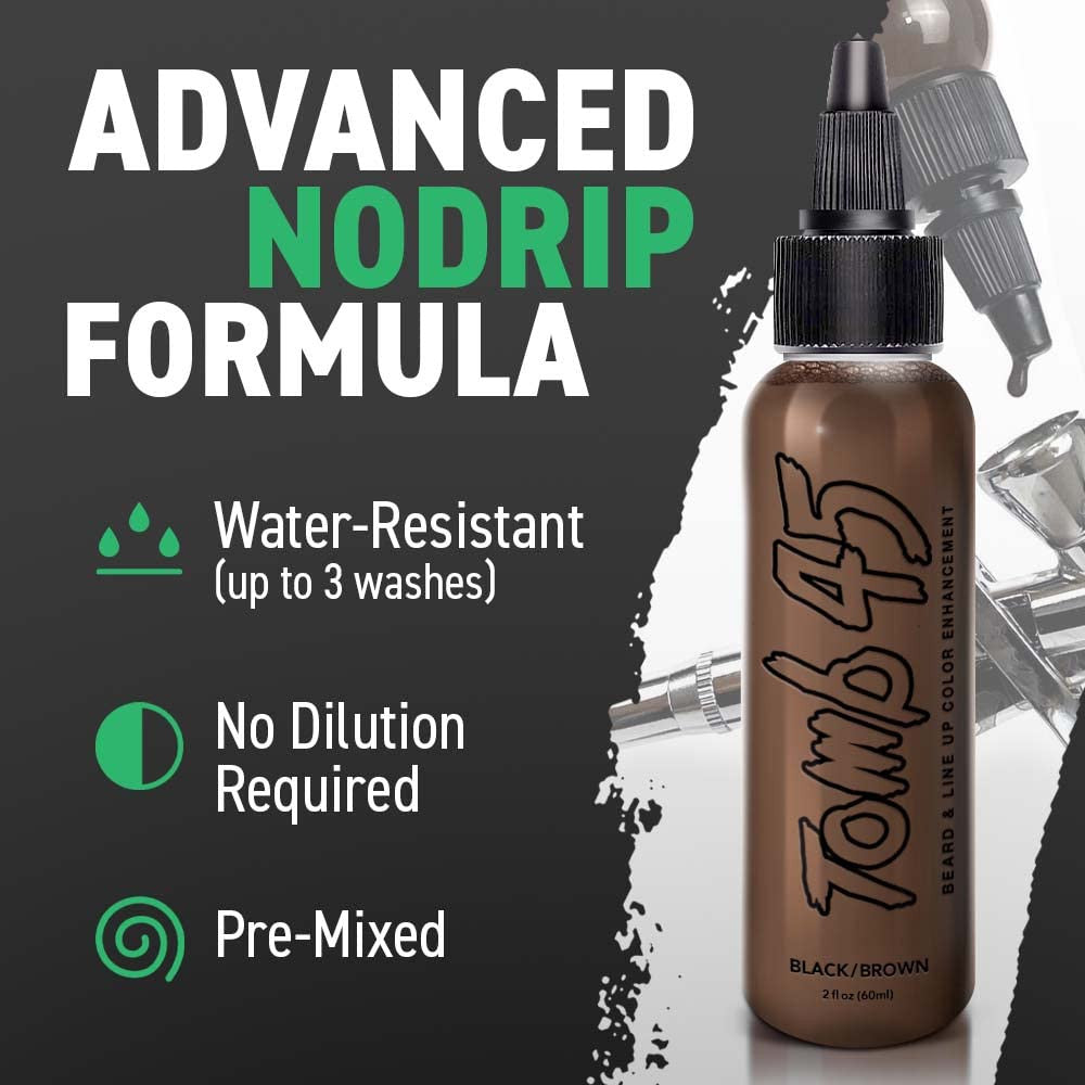 Hair Color Spray for Beard & Hairline, Water-Resistant Beard Filler