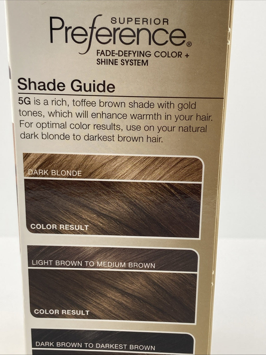 L'Oréal Superior Preference 5G Hair Color Medium Golden Brown Warmer