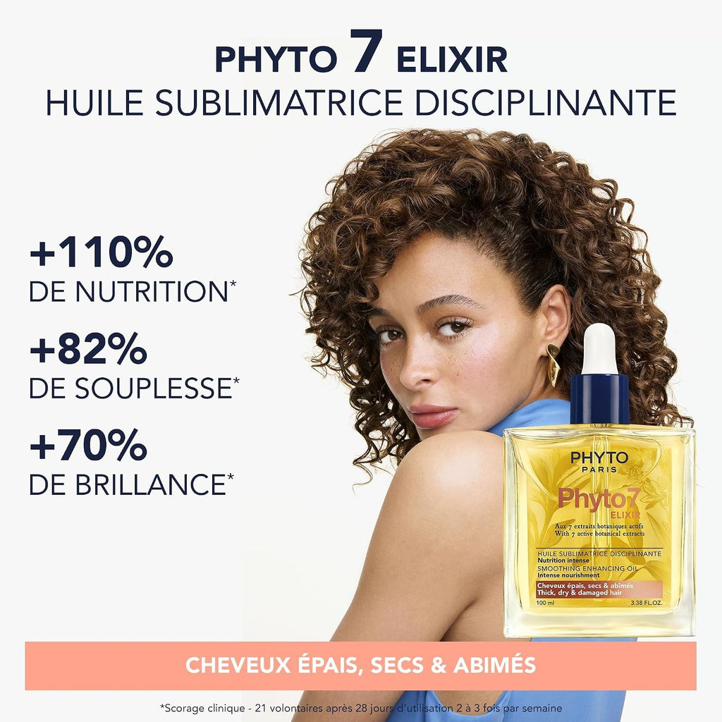 Disciplining Hair Oil for Thick Damaged Dry Hair - Nourishing Botanical Formula, 100ml
