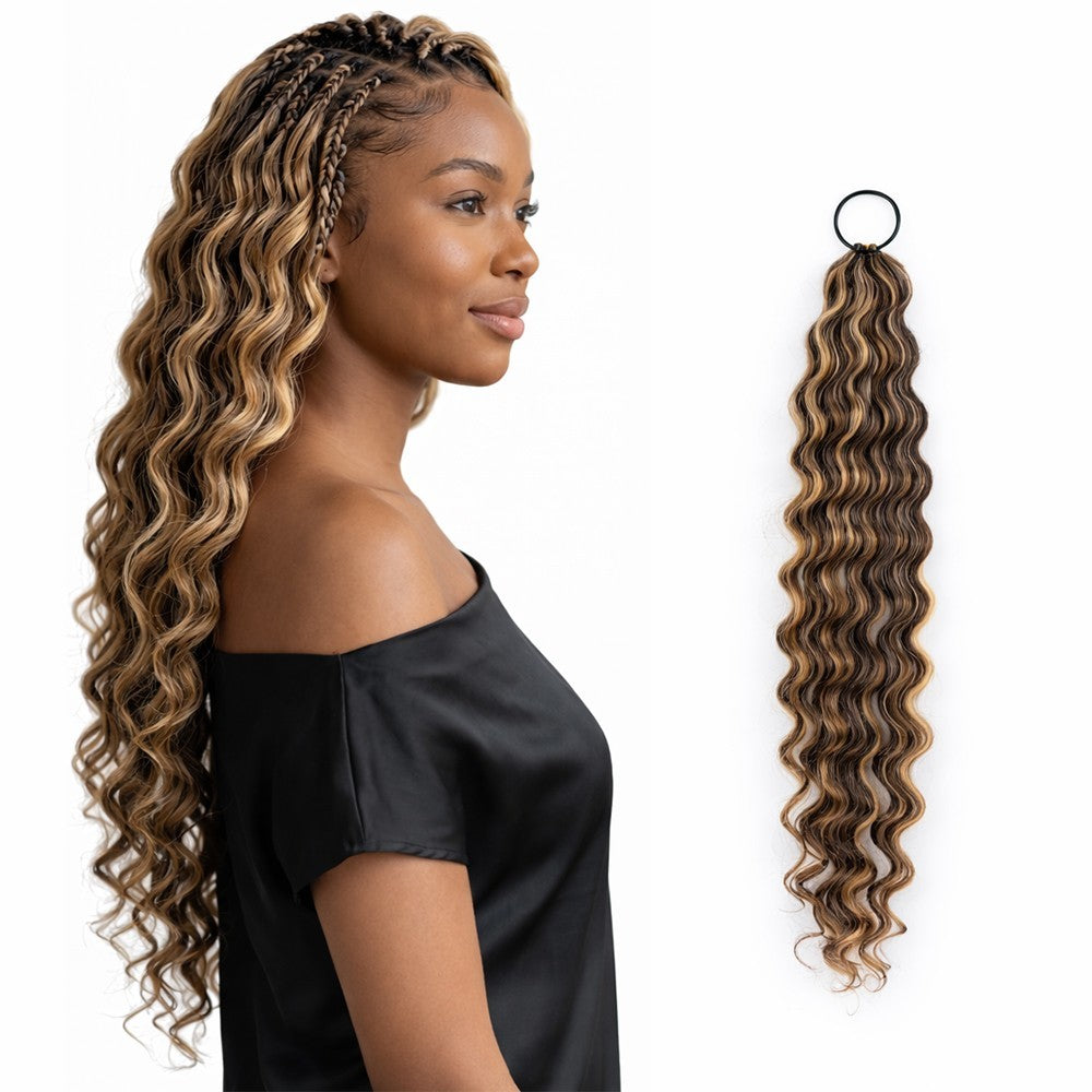 Crochet Hair Extensions Deep Wave Human Hair Pack for Versatile Styling