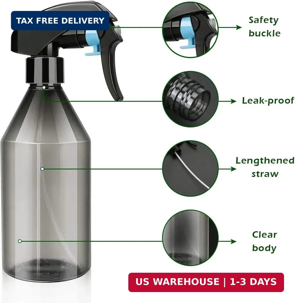 Plant Mist Spray Bottle with Fine Mist Nozzle - 10oz Eco-Friendly Gardening Spray