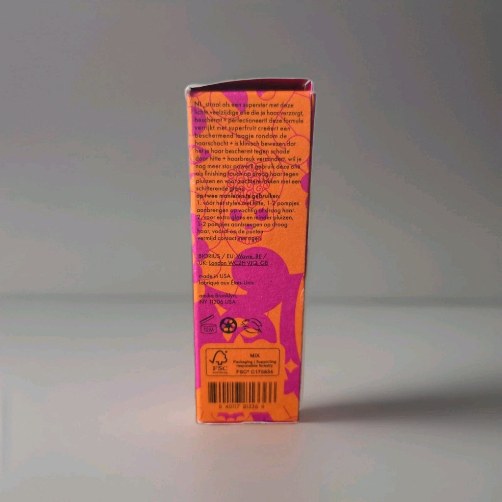 Lightweight Hair Styling Oil - Amika Superfruit Star 1.7 oz