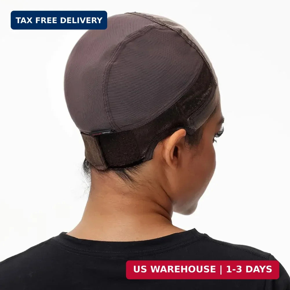 Wig Cap with Grip Band for Secure Fit and Full Coverage - Breathable & Discreet