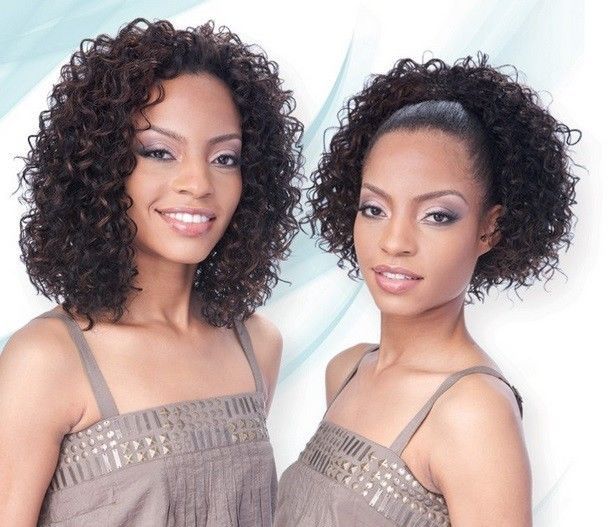 Curly Synthetic Full Cap Wig for Women - Drawstring & 2-in-1 Style