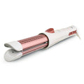 2-in-1 Cool Air Curling Iron & Flat Iron Hair Styler - Ceramic Tourmaline