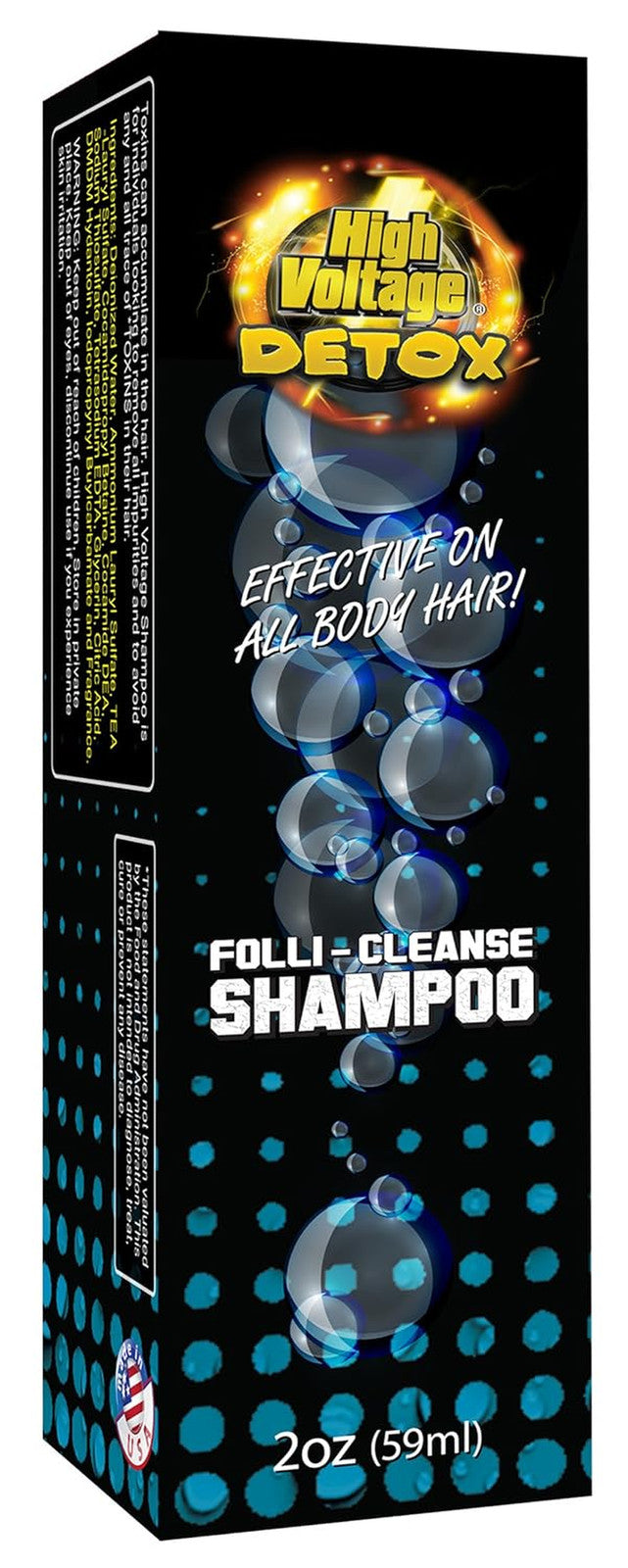 High Voltage Hair Follicle Detox Shampoo for Passing Drug Tests