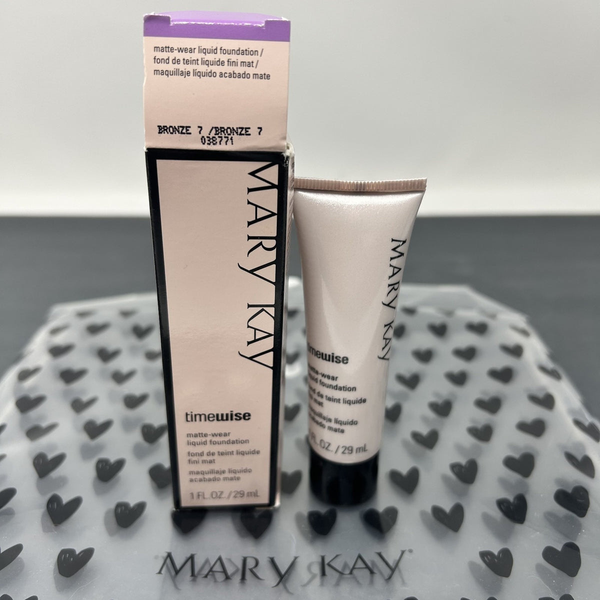 Liquid Foundation for Face Makeup - Mary Kay TimeWise Matte Wear Bronze 7 1 oz