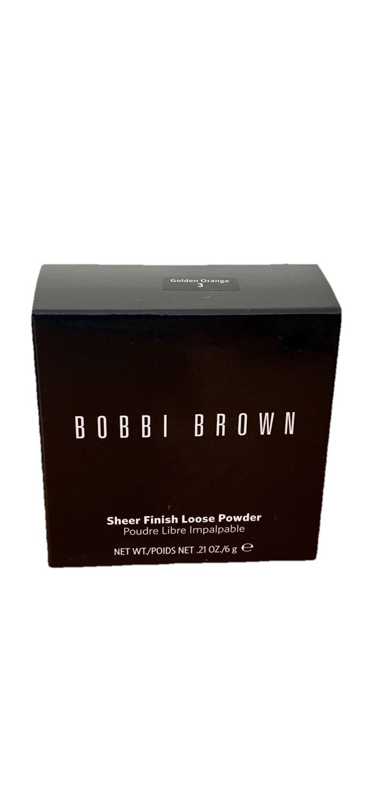 Loose Face Powder - Sheer Finish, Oil-Free, Golden Orange #3, 0.21oz