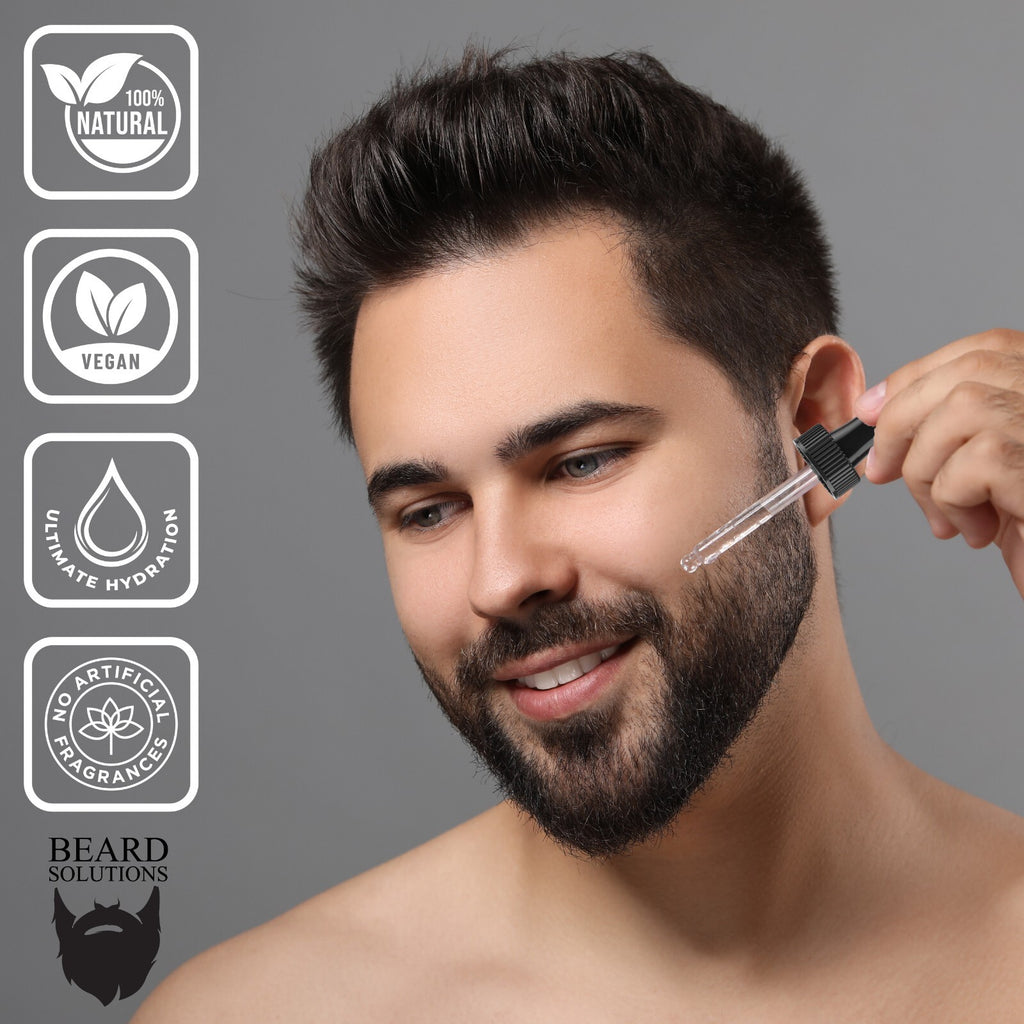 Natural Beard Oil for Men - Nourishing Growth & Softening - 1 oz