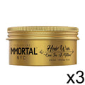 Immortal NYC Hair Wax - Flexible Hold & Texturizing Styling Product 3 Pack