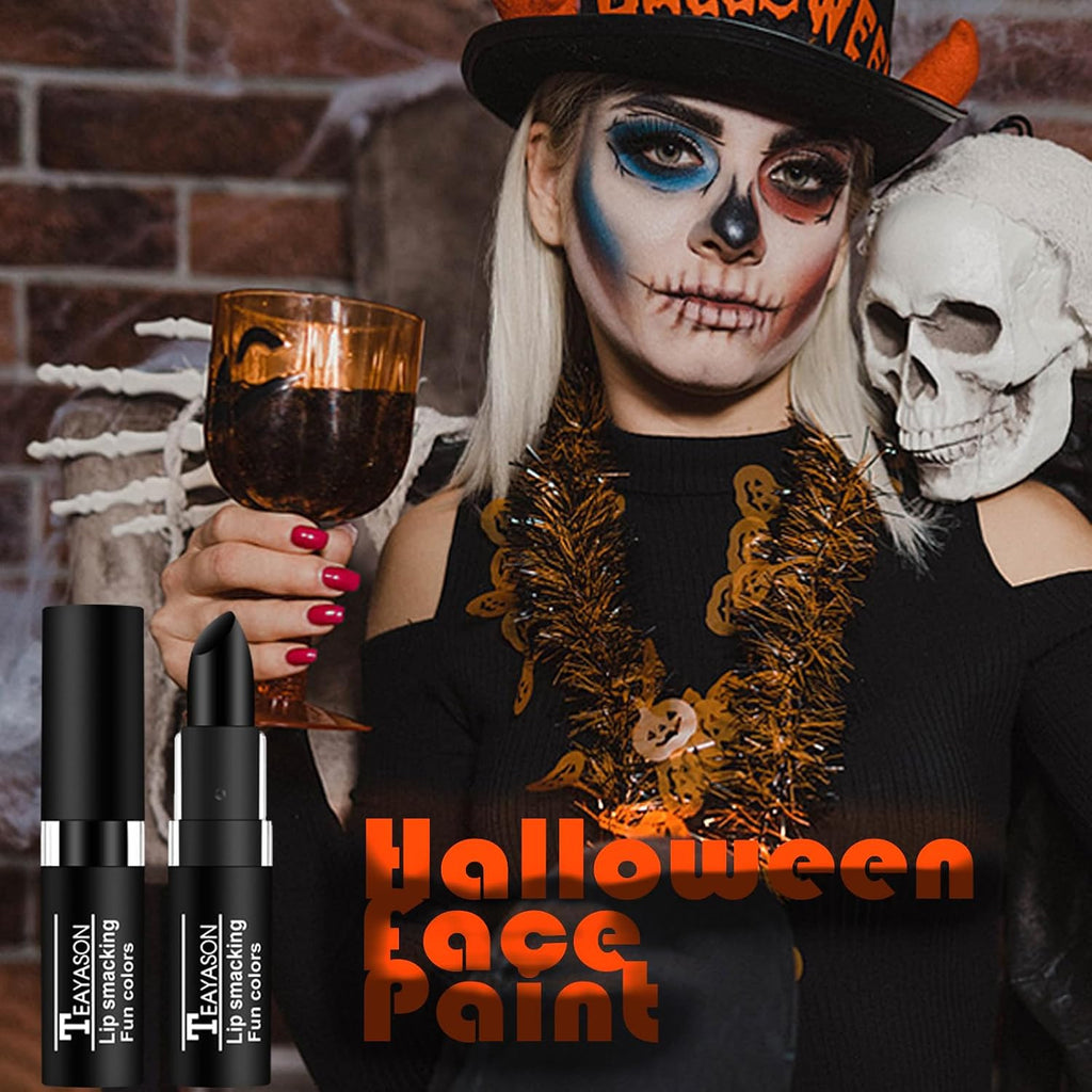 Long-Lasting Matte Lipstick with Gothic & Halloween Colors - Non-Stick Lip Gloss