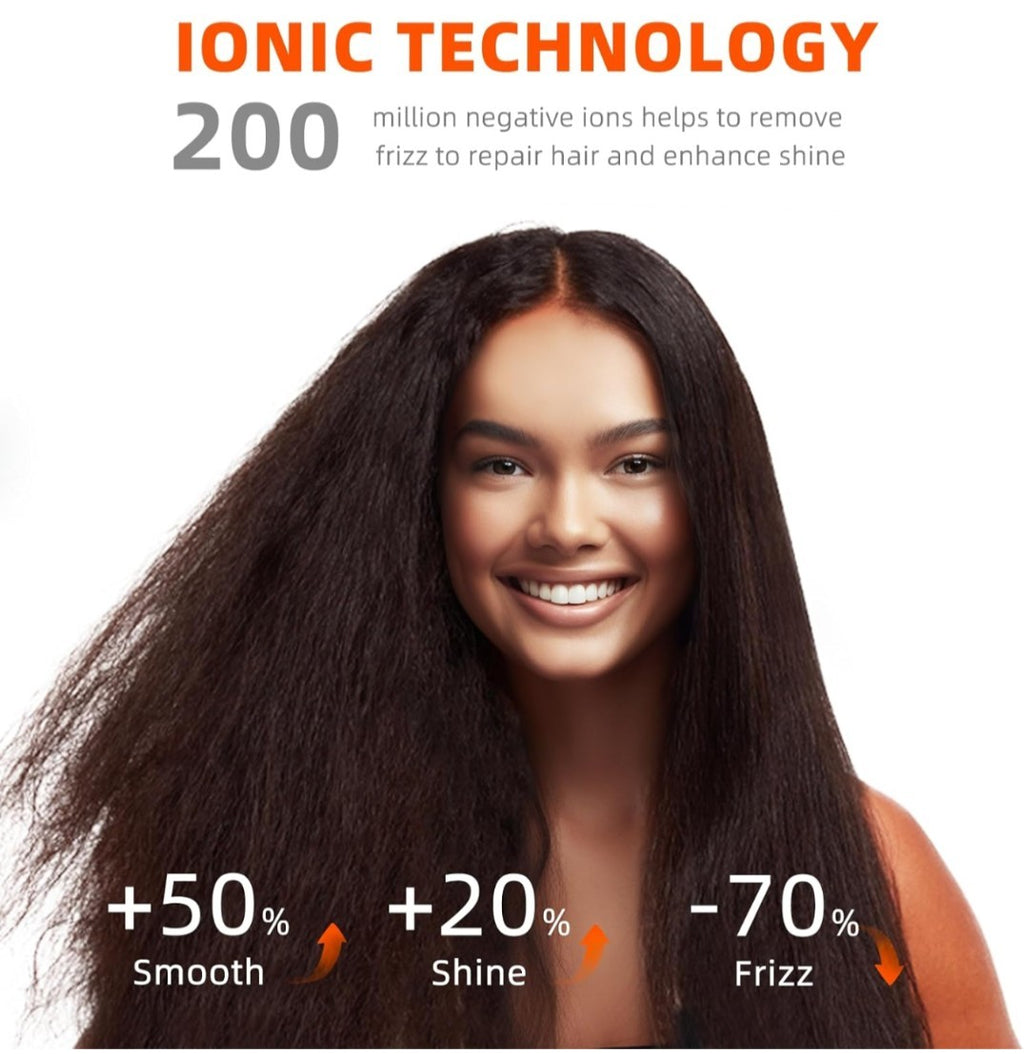 High Speed Ionic Hair Dryer 1600W with Brushless Motor & Cold Shot