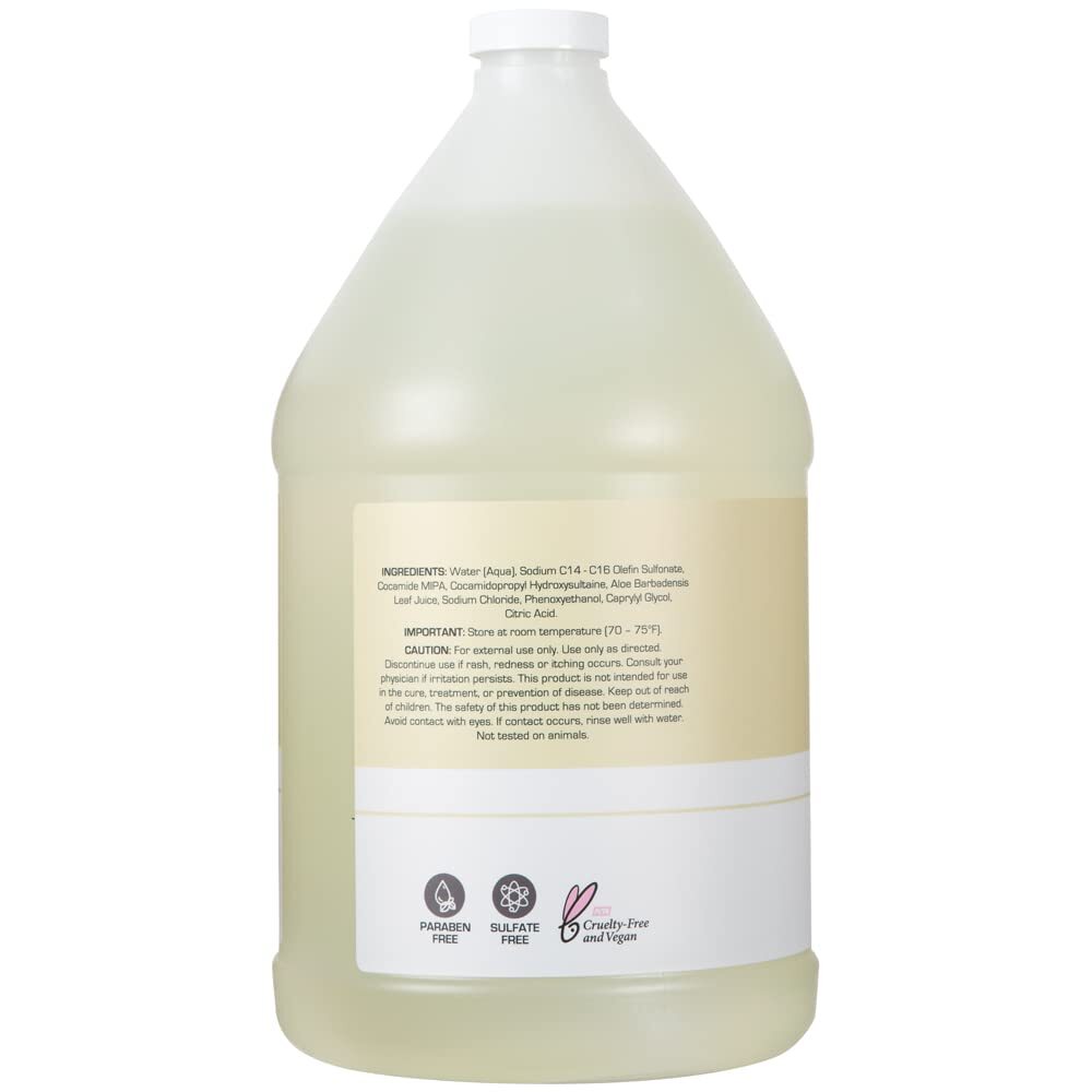 Fragrance-Free Moisturizing Shampoo 128 Fl Oz - Vegan & Sulfate-Free