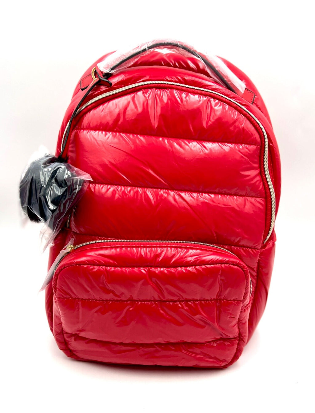 Estee Lauder Fluffy Backpack Makeup Bag - Red, Compact Travel & Storage