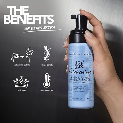 Volumizing Hair Foam for Thickening & Root Lift - All Hair Types