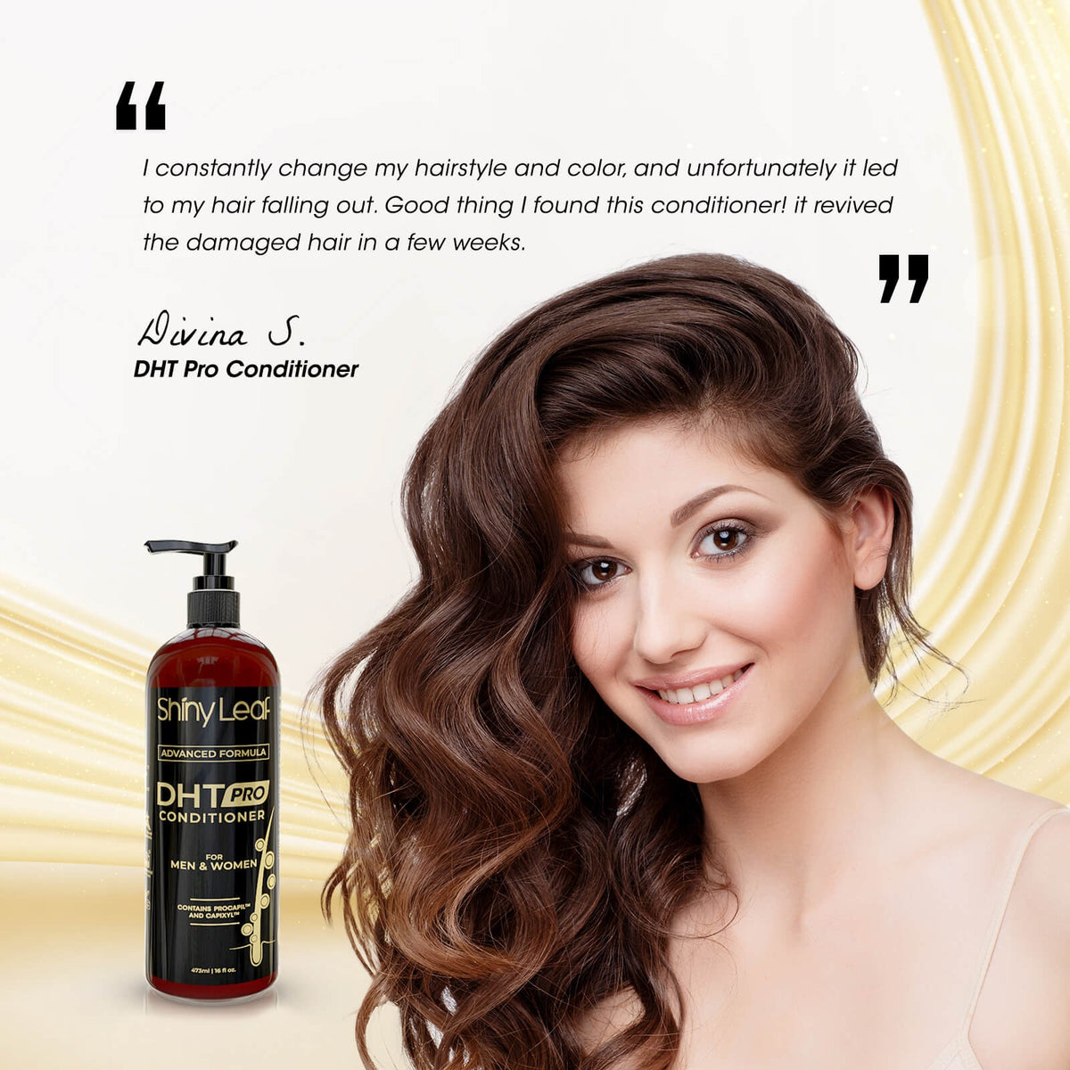 DHT Hair Loss Conditioner with Procapil & Capixyl - Strengthening Treatment for Men & Women