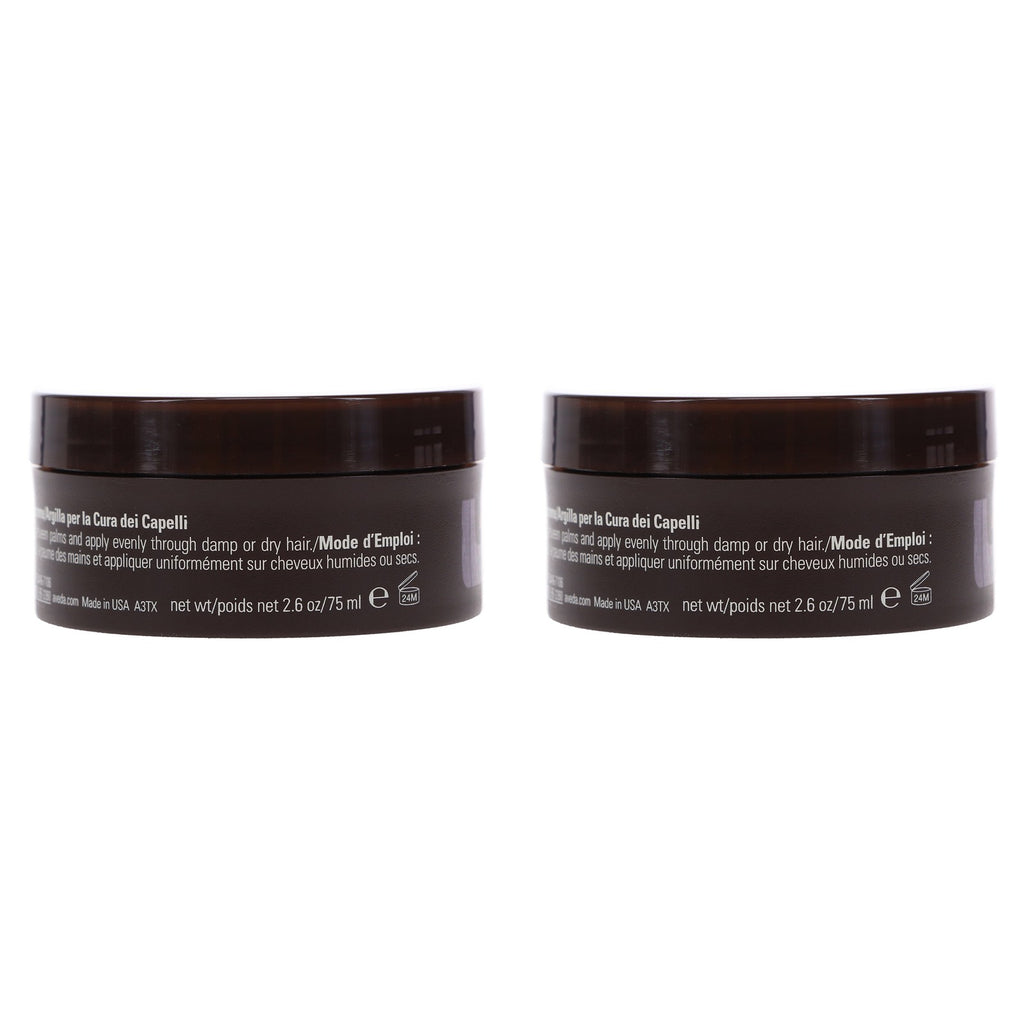 Men's Grooming Clay 2.6 oz - Texturizing Hair Clay for Men, 2 Pack