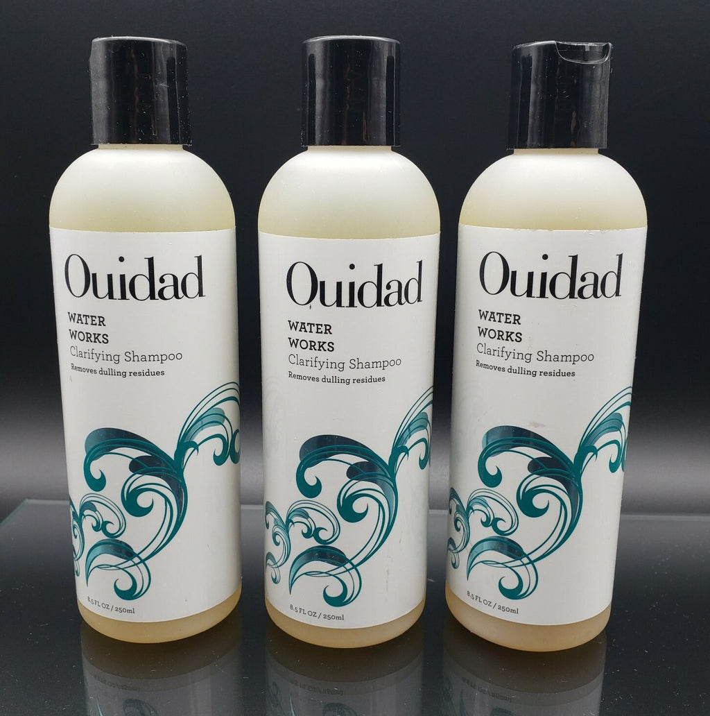 Lot of 3 Clarifying Shampoo 8.5 oz - Water Works for Hair Care