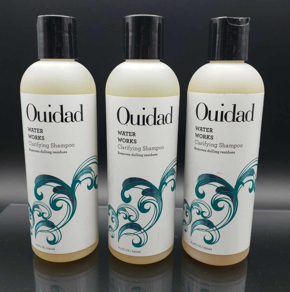 Lot of 3 Clarifying Shampoo 8.5 oz - Water Works for Hair Care