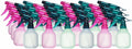 8 oz. Frosted Spray Bottles Assorted Colors Pack of 24