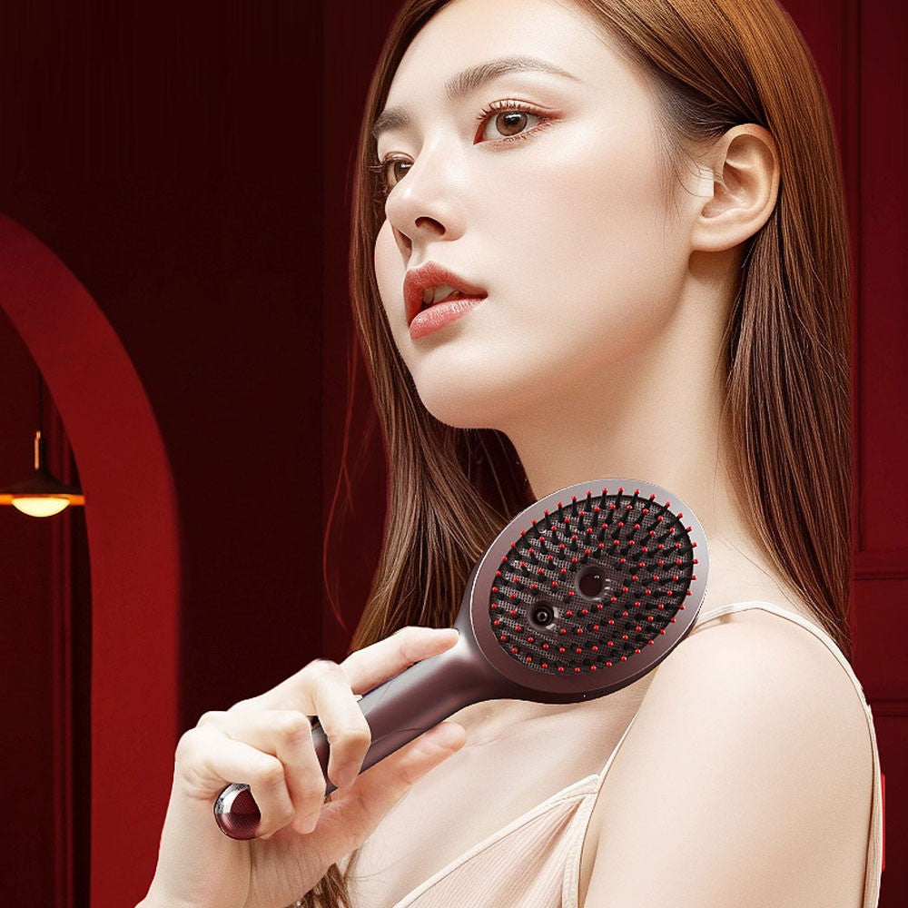 Electric Spray Hair Comb - Self-Cleaning Anti-Tangle Hair Styling Tool