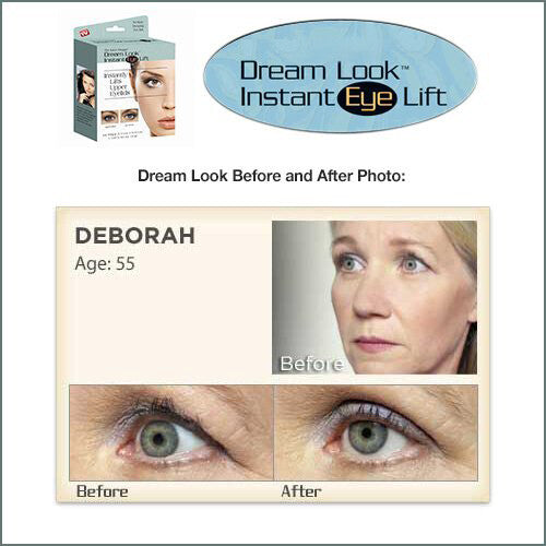 Instant Eye Lift Strips for Droopy Hooded Eyelids, 64 Count - Clear Eyelid Tape