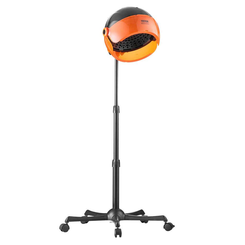Ionic Hooded Hair Dryer 1875W with Negative Ion Technology, 9 Settings & Adjustable Height