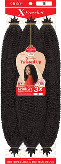 Springy Afro Twist Hair Extensions 24 Inch 5-Pack - Dark Brown 2