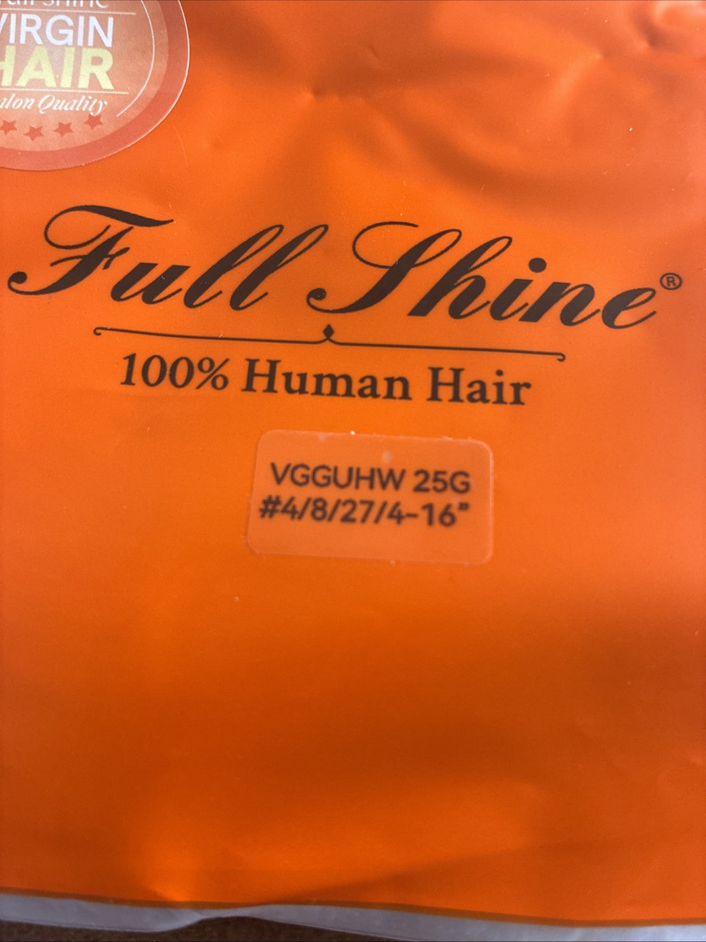 Full Shine Human Hair Extensions - Dirty Blonde 16 Inch, 25g