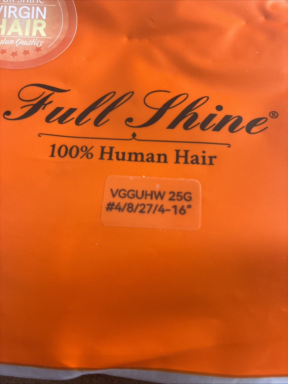 Full Shine Human Hair Extensions - Dirty Blonde 16 Inch, 25g