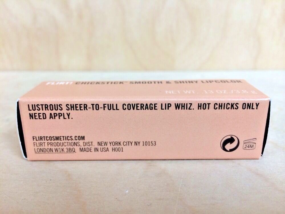 Flirt Lipstick Chick Stick Smooth & Shiny Lip Color 01 Angel 0.13 oz