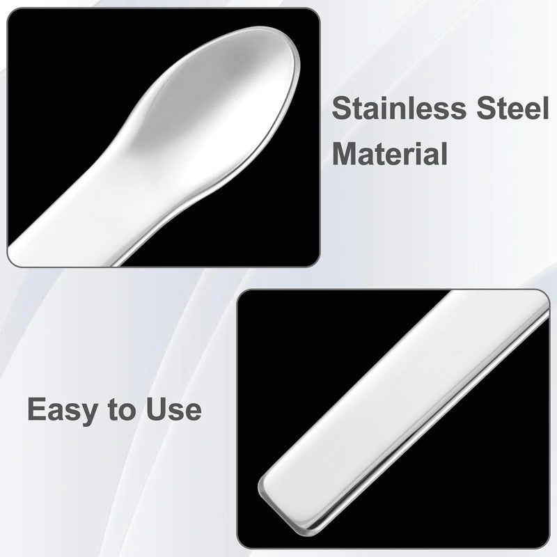 Reusable Metal Makeup Spatulas Set - Facial Mask & Skincare Applicators
