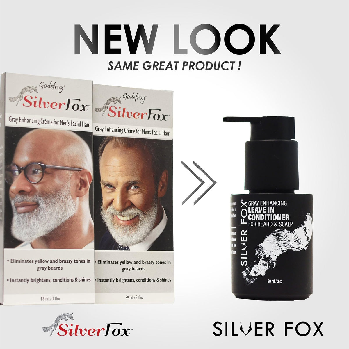 Men's Silver & Gray Beard Brightener for Ethnic Beards - No Residue