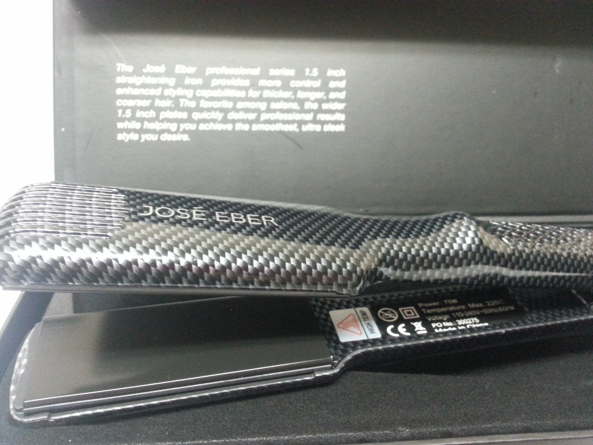 1.5 Inch Carbon Fiber Flat Iron for Hair Styling - Ionic Technology