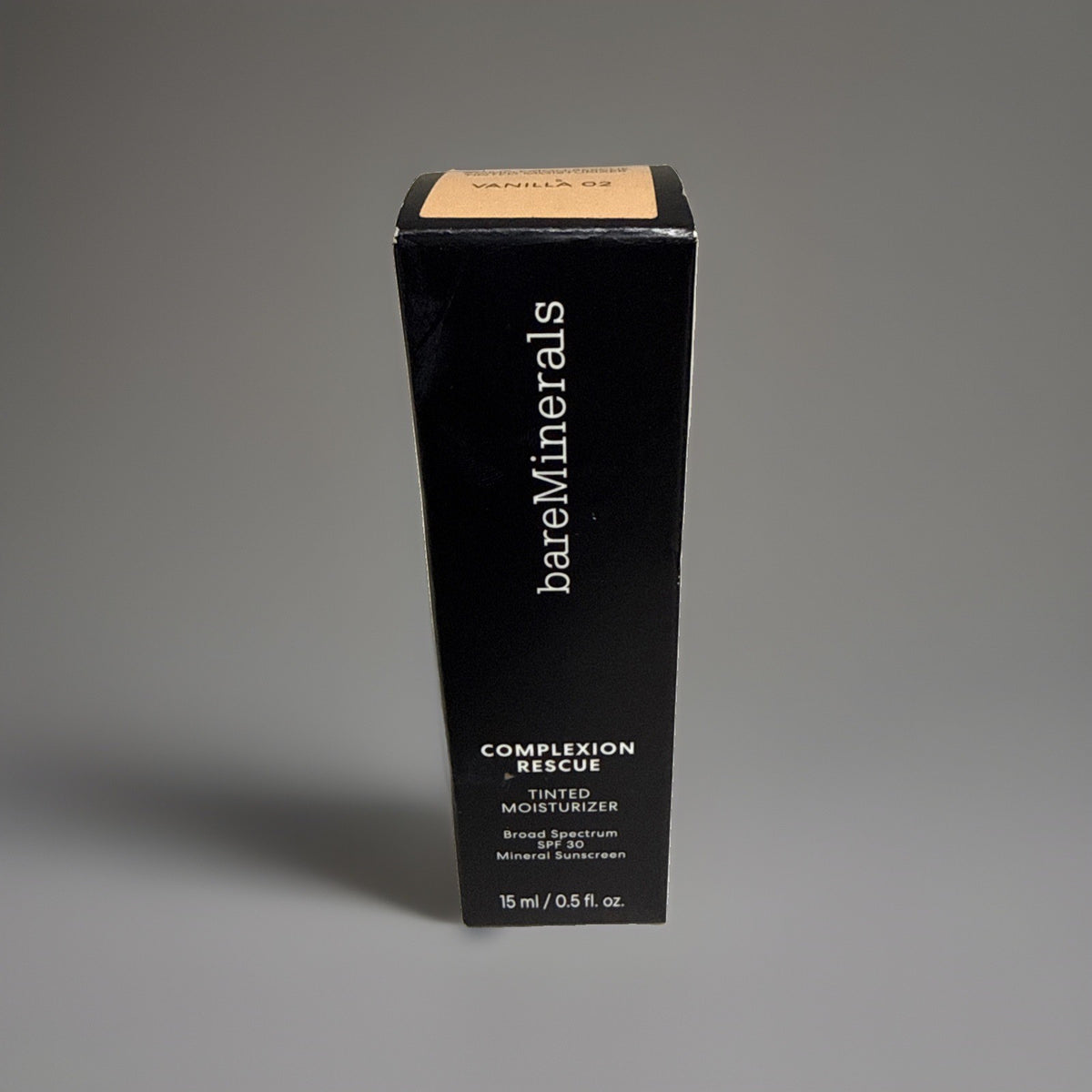 BareMinerals Complexion Rescue Tinted Moisturizer Vanilla 02 0.5oz NIB