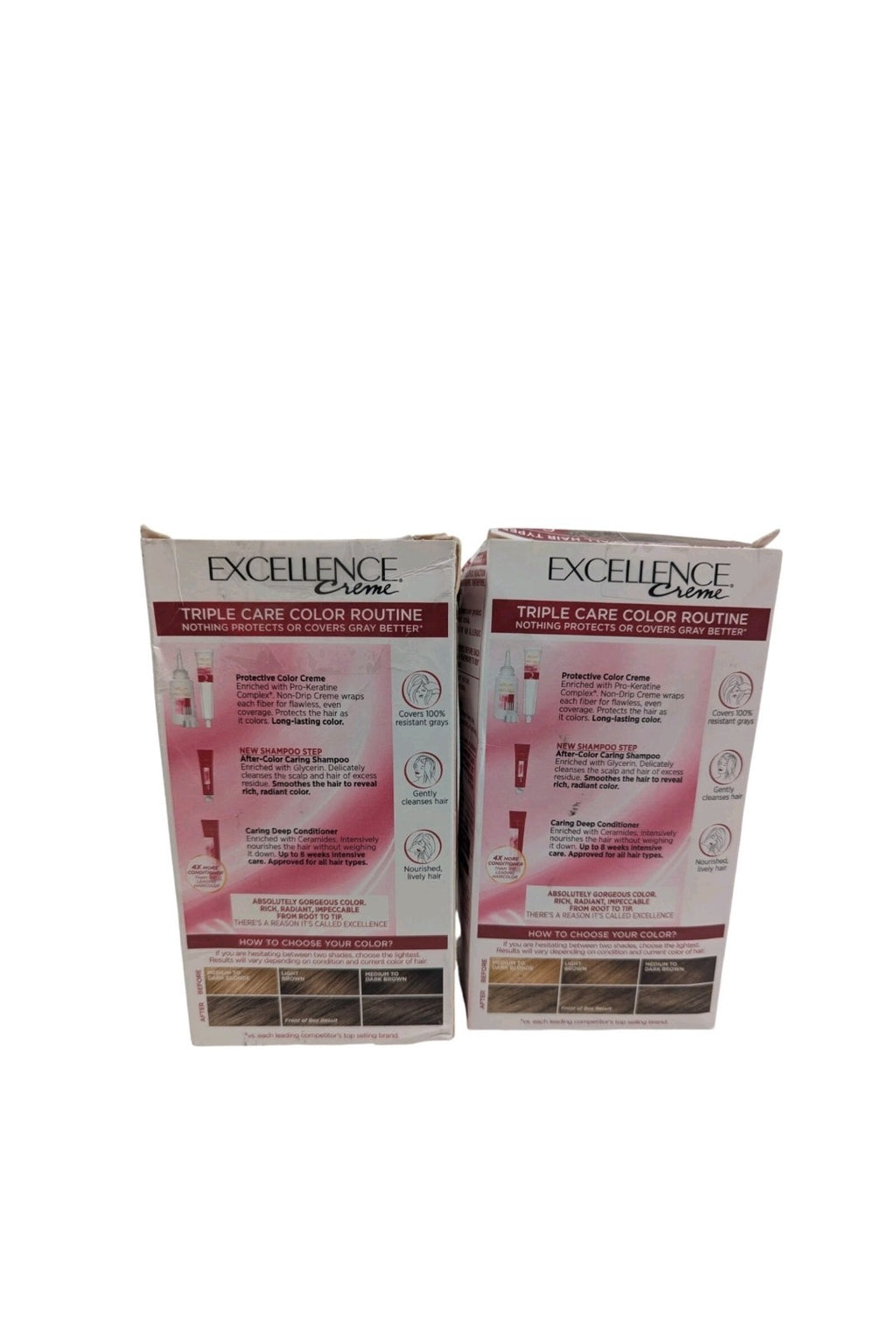 Permanent Hair Color Light Ash Brown #6A - 2 Pack | Hair Dye