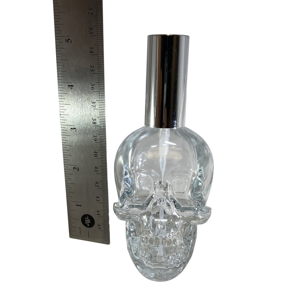 120ml Glass Skull Spray Bottle - Dark Magic Deodorant & Disinfectant Mist