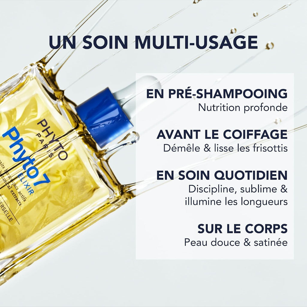 Disciplining Hair Oil for Thick Damaged Dry Hair - Nourishing Botanical Formula, 100ml