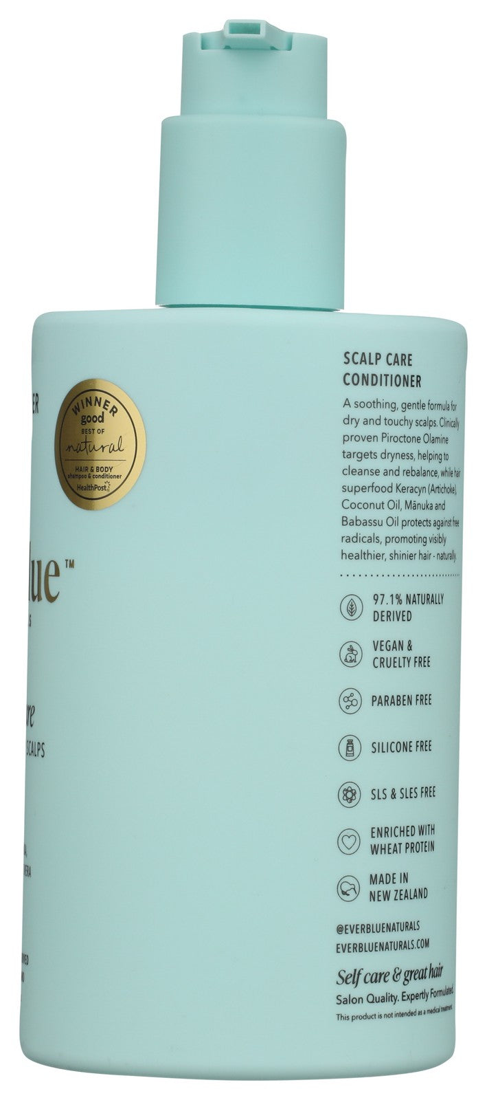 Everblue Naturals Scalp Care Conditioner 400ml Two Pack for Dry & Sensitive Scalps