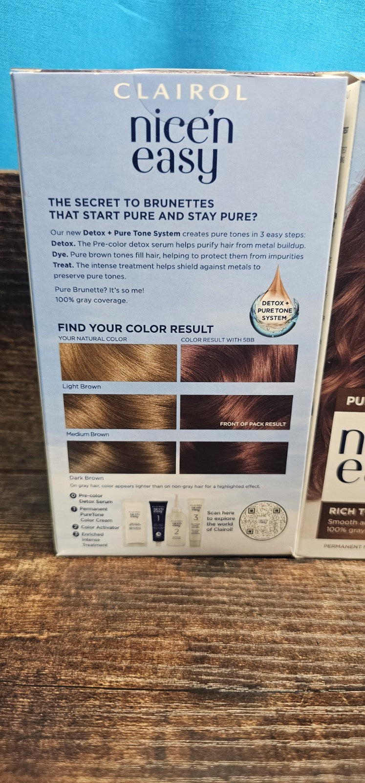 Permanent Hair Color Kit - Medium Blush Brown 3-Pack