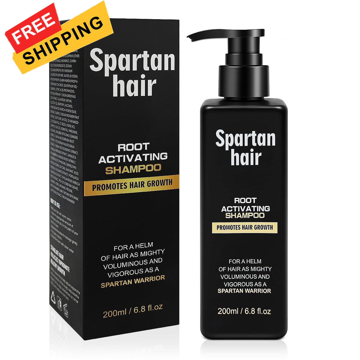 Men's Root Activator Shampoo - Strengthening & Nourishing, 6.8 Fl Oz