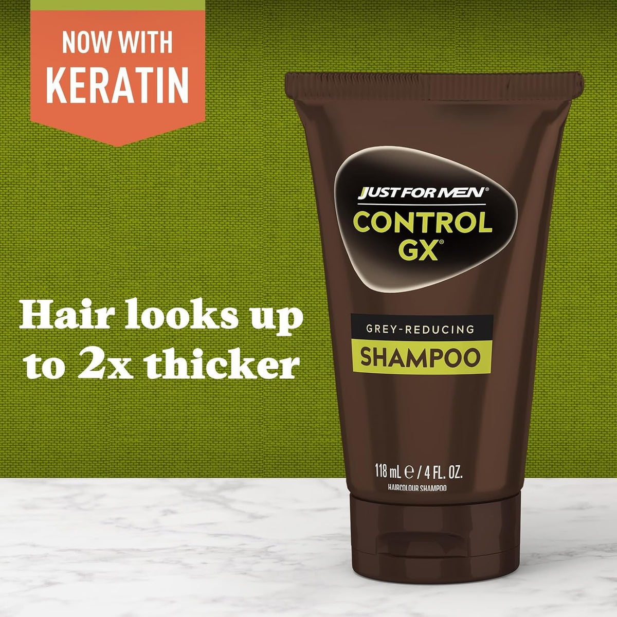 Gray Hair Reduction Shampoo with Natural Gradual Color Control - 4 Fl Oz
